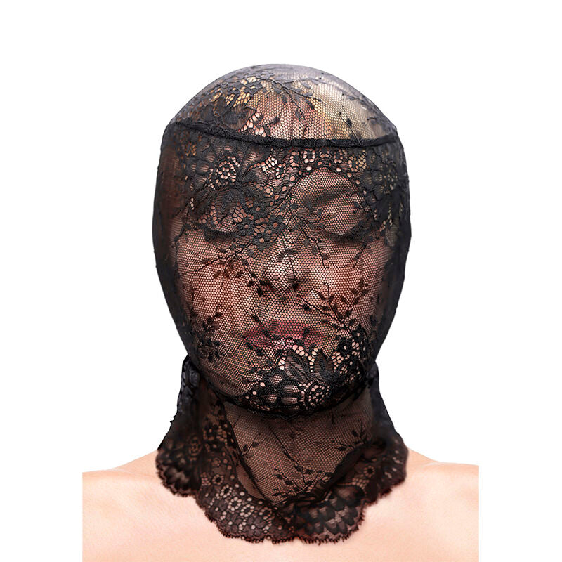 NS NOVELTIES - FETISH & FASHION CAPPUCCIO IN PIZZO NERO - NS NOVELTIES | Lingerie Harness Boutique