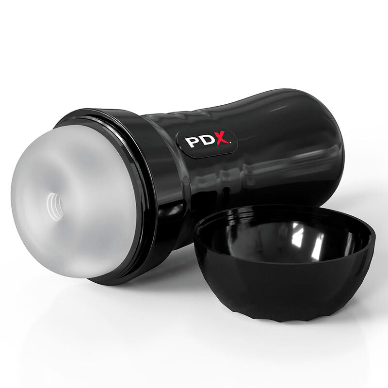 PDX EXTREME - SLIDE & GLIDE MASTURBATORE AUTOLUBRIFICANTE TRASPARENTE - PDX EXTREME | Lingerie Harness Boutique