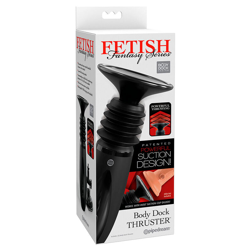 FETISH FANTASY SERIES - BODY DOCK MORSETTO PER DILDO THRUSTER CON 7 MODALITÀ DI SPINTA NERO - FETISH FANTASY SERIES | Lingerie Harness Boutique