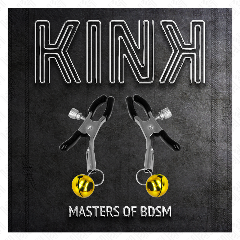 KINK - PINZA PER CAPEZZOLO A CAMPANA SINGOLA ORO 6 CM - KINK COLLAR & GAG | Lingerie Harness Boutique