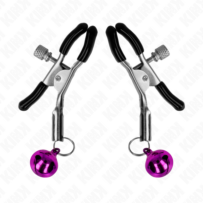 KINK - PINZA PER CAPEZZA SINGOLA VIOLA 6 CM - KINK COLLAR & GAG | Lingerie Harness Boutique