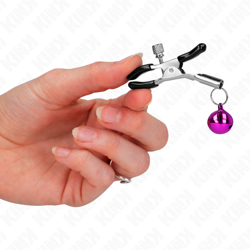 KINK - PINZA PER CAPEZZA SINGOLA VIOLA 6 CM - KINK COLLAR & GAG | Lingerie Harness Boutique