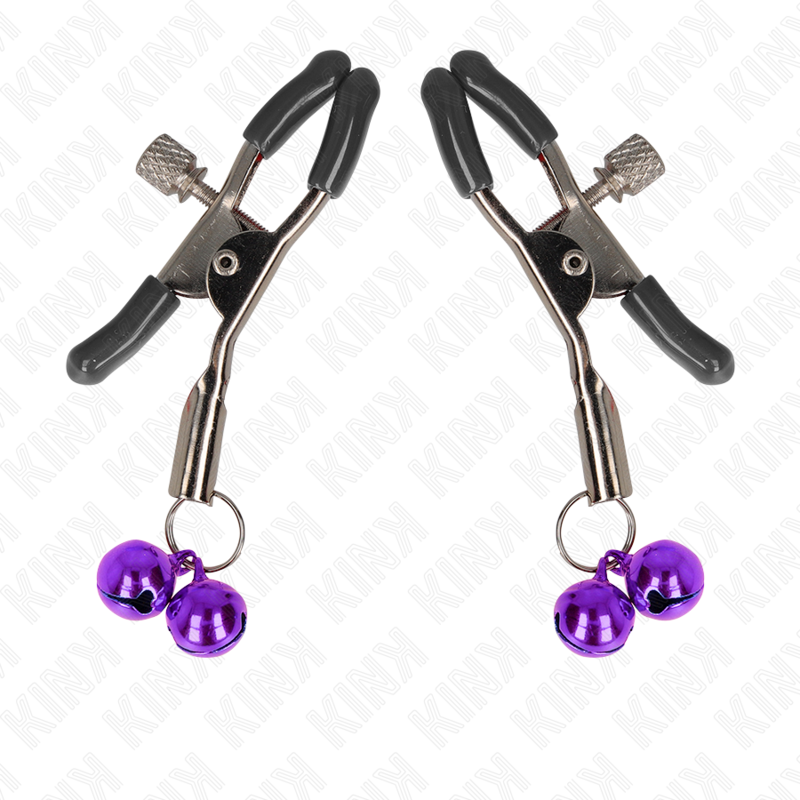 KINK - PINZA PER CAPEZZA DOPPIA VIOLA 6 CM - KINK COLLAR & GAG | Lingerie Harness Boutique