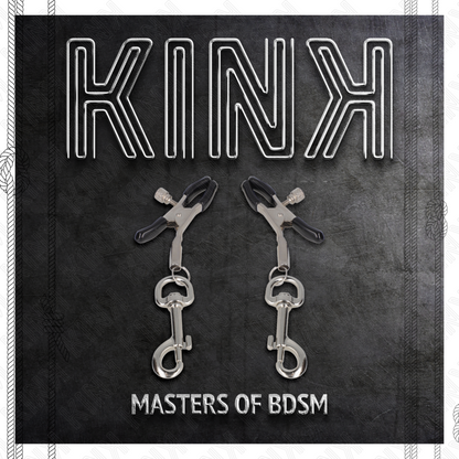 KINK - MORSETTO PER CAPEZZOLI A GANCIO 6 CM - KINK COLLAR & GAG | Lingerie Harness Boutique