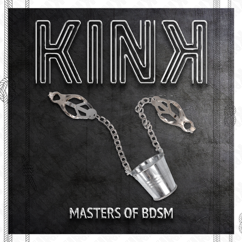 KINK - PINZE PER CAPEzzoli CON SECCHIO ARGENTO - KINK NIPPLE GRIP | Lingerie Harness Boutique