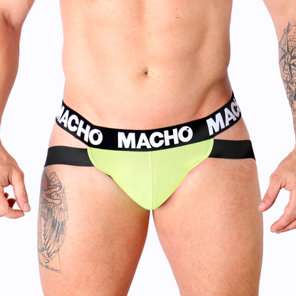 MACHO - MX28FA JOCK GIALLO S - MACHO UNDERWEAR | Lingerie Harness Boutique