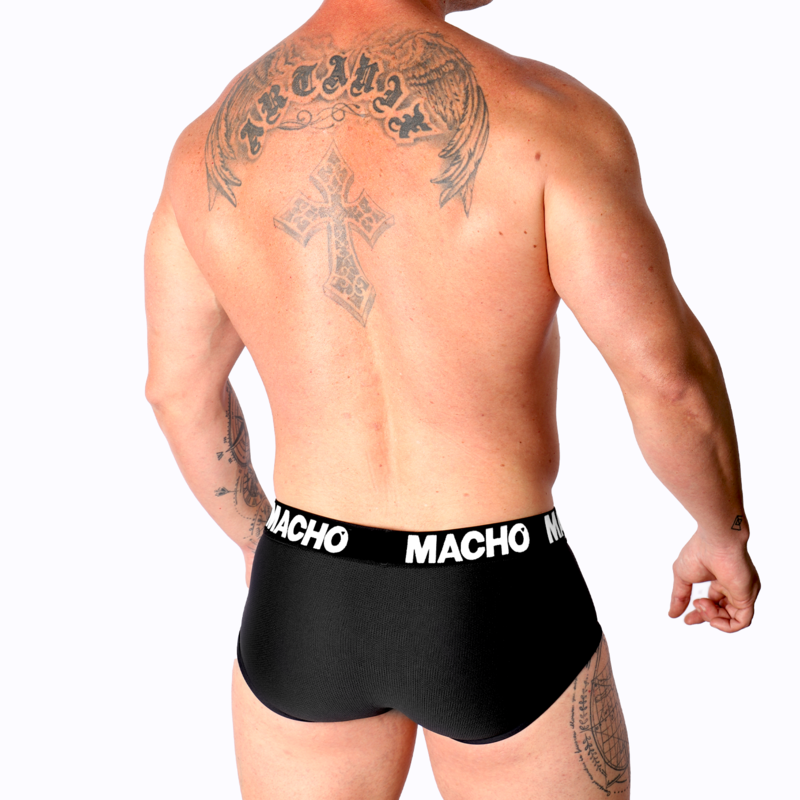 MACHO - MS30NG SLIP NERO XL - MACHO UNDERWEAR | Lingerie Harness Boutique