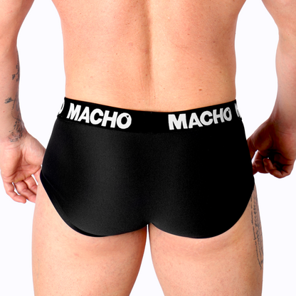 MACHO - MS30NG SLIP NERO XL - MACHO UNDERWEAR | Lingerie Harness Boutique