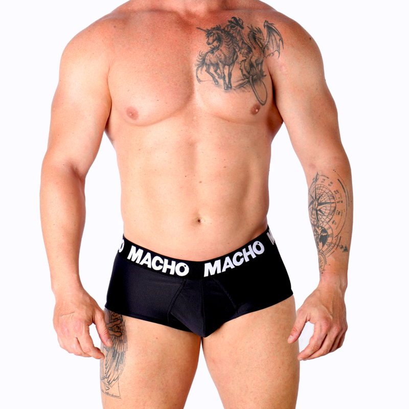MACHO - MS30NG SLIP NERO XL - MACHO UNDERWEAR | Lingerie Harness Boutique