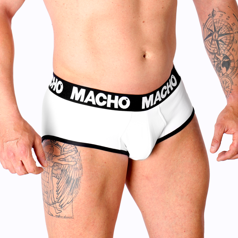 MACHO - MS30BL SLIP BIANCO XL - MACHO UNDERWEAR | Lingerie Harness Boutique