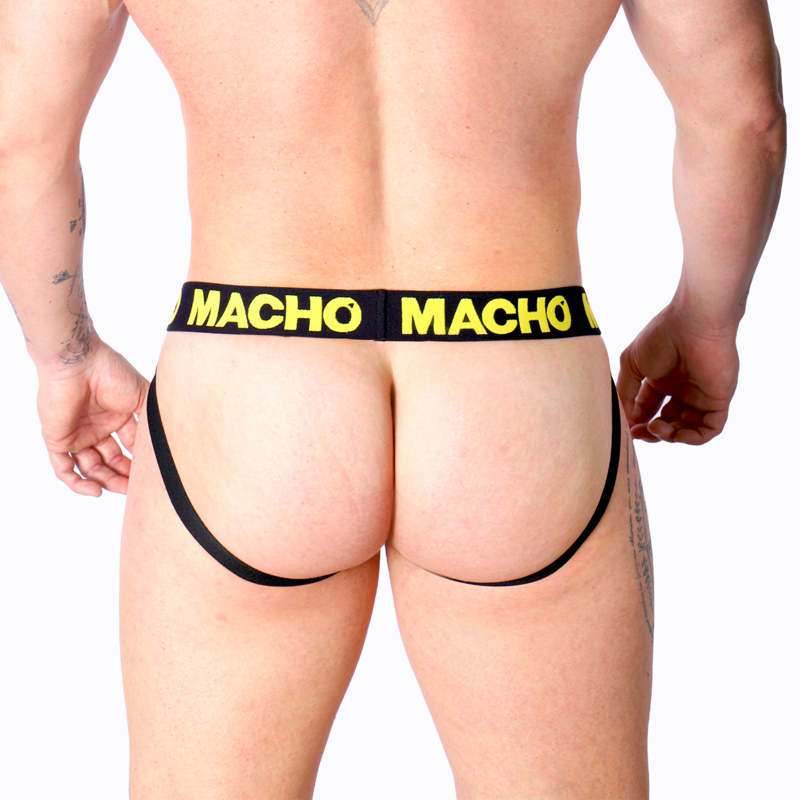 MACHO - MX25A JOCK LYCRA YELLOW S