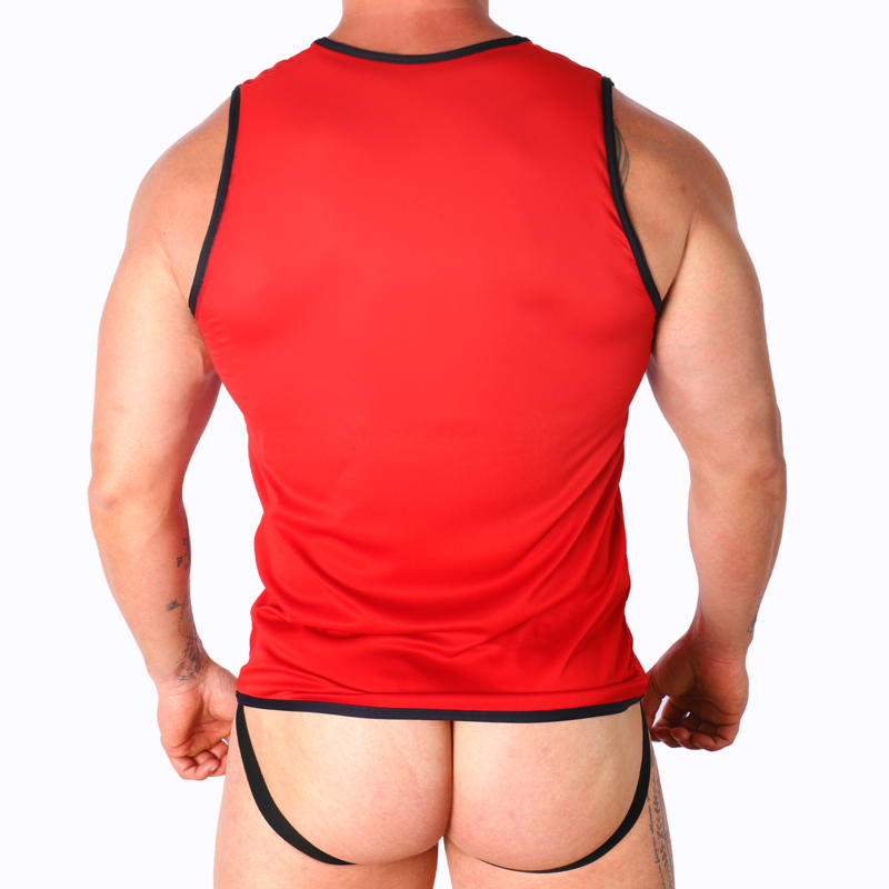 MACHO - MAGLIETTA ROSSA L/XL - MACHO UNDERWEAR | Lingerie Harness Boutique