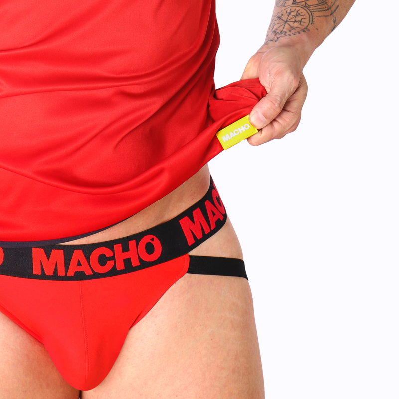 MACHO - MAGLIETTA ROSSA L/XL - MACHO UNDERWEAR | Lingerie Harness Boutique