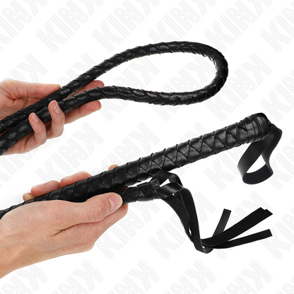 KINK - BLACK LONG SNAKE WHIP 210 CM