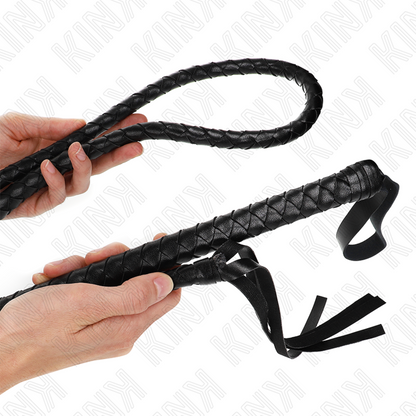 KINK - FRUSTA SERPENTE LUNGA NERA 210 CM - KINK IMPACT & TOUCH | Lingerie Harness Boutique