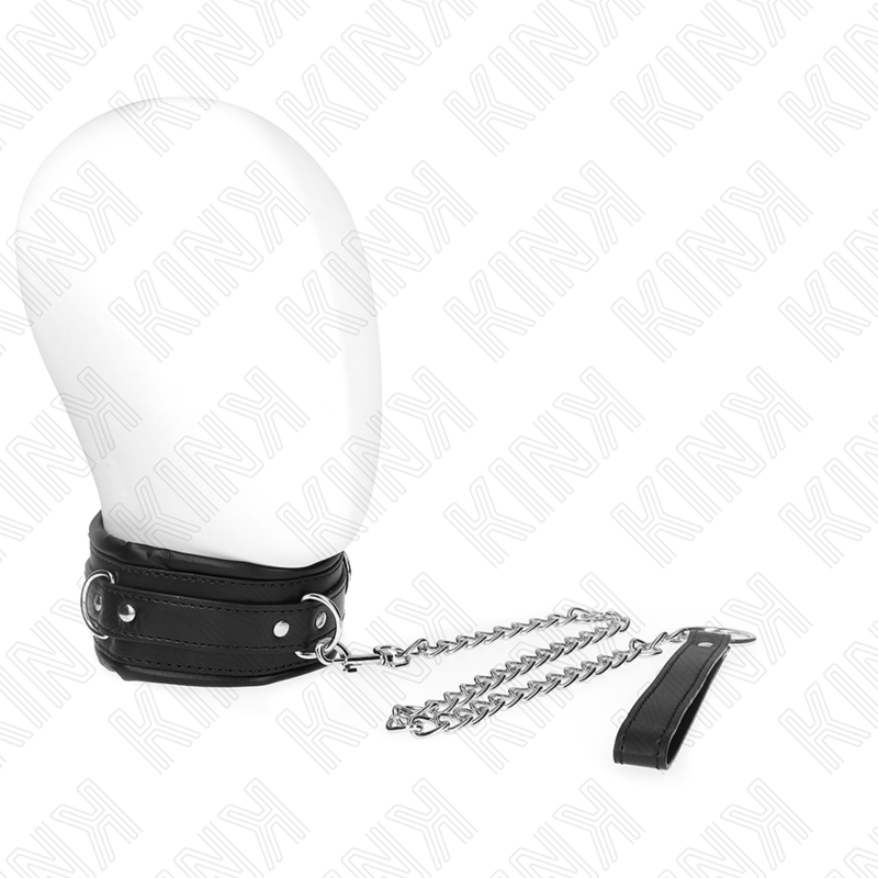 KINK - COLLANA PESANTE CON CINTURA 65 CM MODELLO 4 REGOLABILE 36,5-50 CM - KINK COLLAR & GAG | Lingerie Harness Boutique