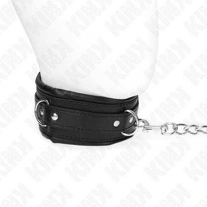 KINK - COLLANA PESANTE CON CINTURA 65 CM MODELLO 4 REGOLABILE 36,5-50 CM - KINK COLLAR & GAG | Lingerie Harness Boutique