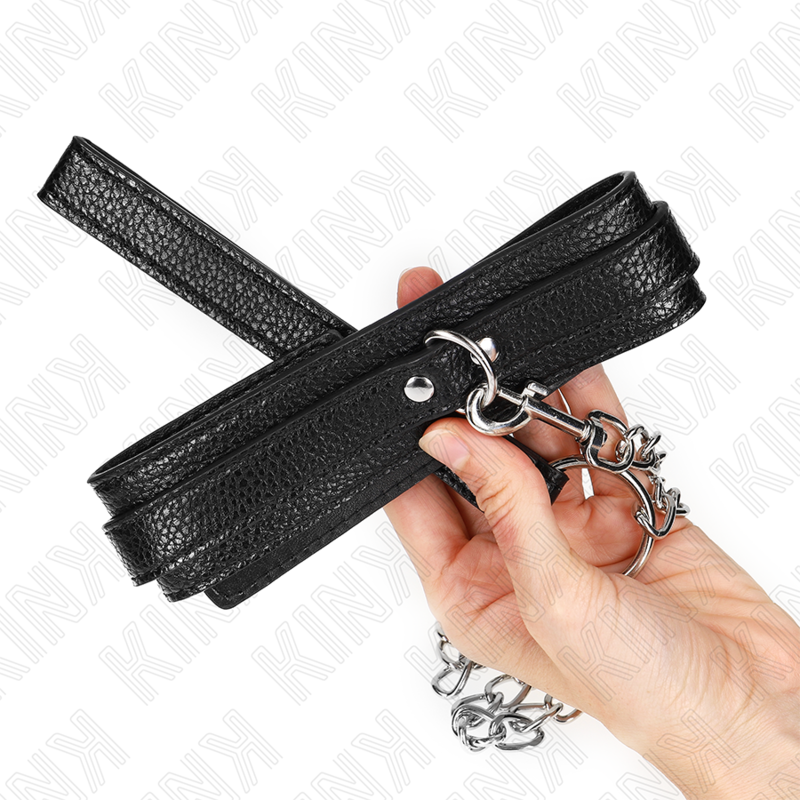 KINK - COLLANA FANTASIA SERPENTE CON GUINZAGLIO 65 CM - KINK COLLAR & GAG | Lingerie Harness Boutique