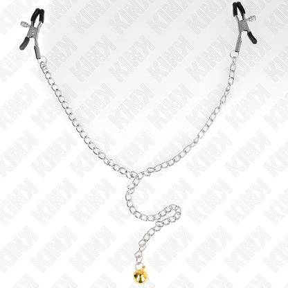 KINK - CHAIN ​​NIPPLE CLAMPS WITH BELL 30 CM