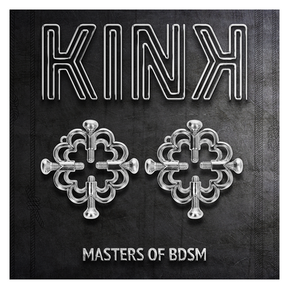 KINK - MORSETTI PER CAPEZZOLI A FIORE IN METALLO - KINK COLLAR & GAG | Lingerie Harness Boutique