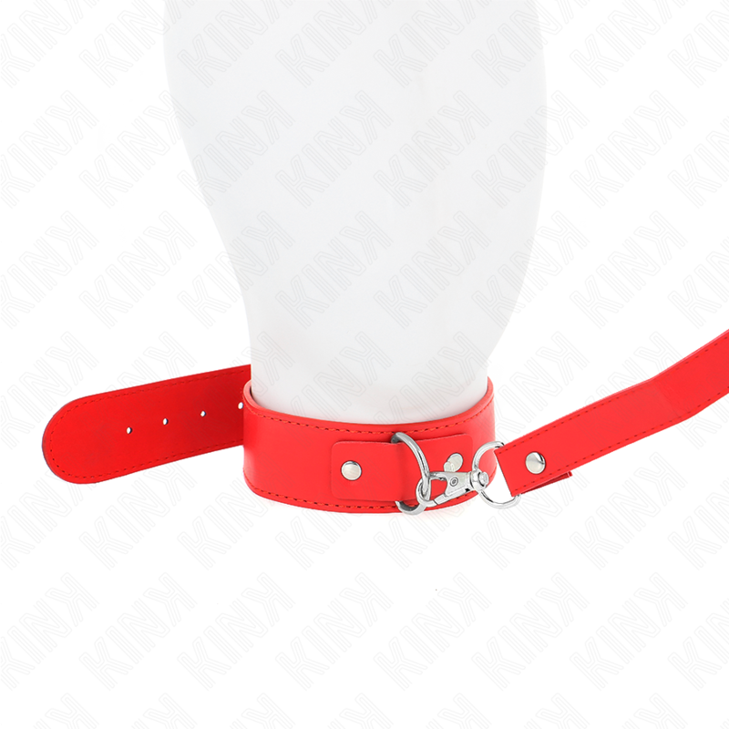 KINK - NECKLACE WITH BELT 116 CM RED ADJUSTABLE STRAP 32-50 CM X 8 CM