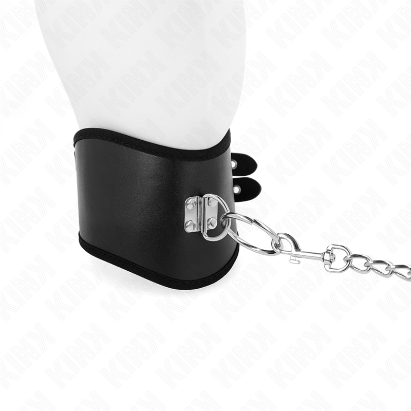 KINK - COLLANA 65 CM CON CINTURINO LARGO REGOLABILE 40-55 CM X 10 CM - KINK COLLAR & GAG | Lingerie Harness Boutique