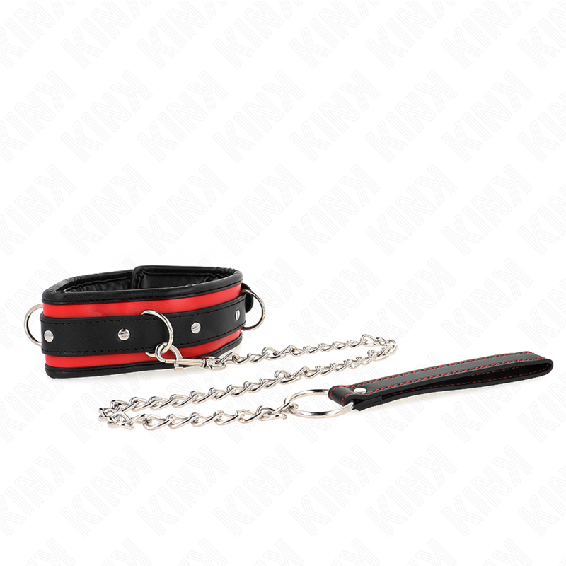 KINK - COLLANA PESANTE CON CINTURA 65 CM MODELLO 2 REGOLABILE 36,5-50 CM - KINK COLLAR & GAG | Lingerie Harness Boutique
