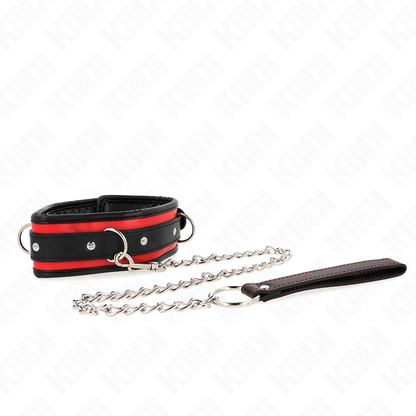KINK - COLLANA PESANTE CON CINTURA 65 CM MODELLO 2 REGOLABILE 36,5-50 CM - KINK COLLAR & GAG | Lingerie Harness Boutique