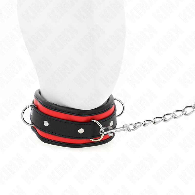 KINK - COLLANA PESANTE CON CINTURA 65 CM MODELLO 2 REGOLABILE 36,5-50 CM - KINK COLLAR & GAG | Lingerie Harness Boutique