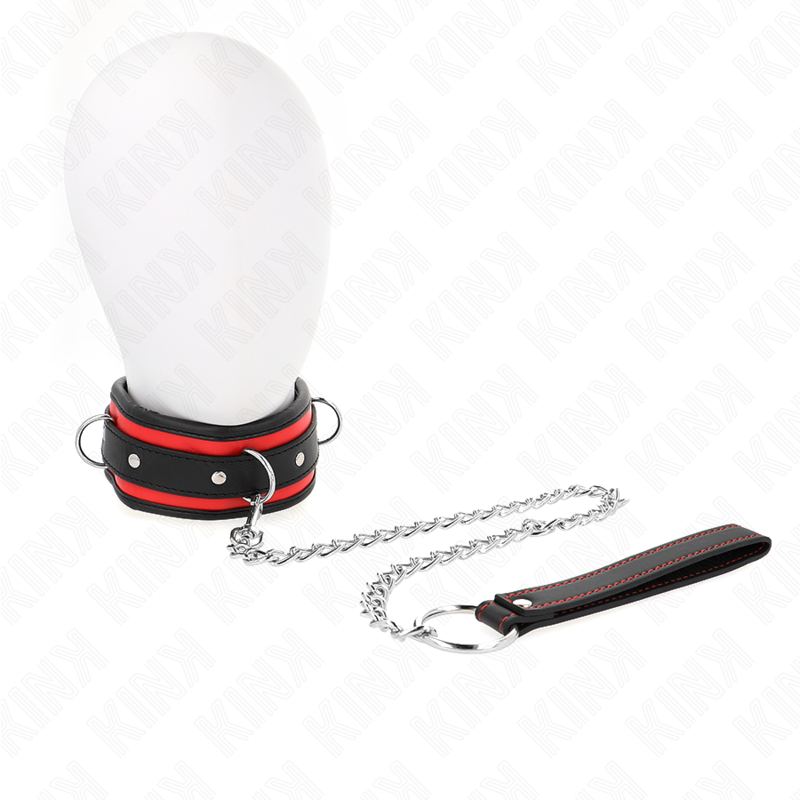 KINK - COLLANA PESANTE CON CINTURA 65 CM MODELLO 2 REGOLABILE 36,5-50 CM - KINK COLLAR & GAG | Lingerie Harness Boutique