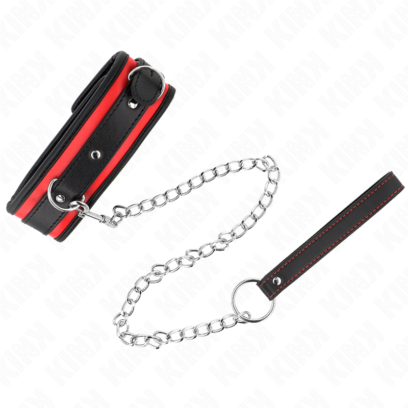 KINK - COLLANA PESANTE CON CINTURA 65 CM MODELLO 2 REGOLABILE 36,5-50 CM - KINK COLLAR & GAG | Lingerie Harness Boutique