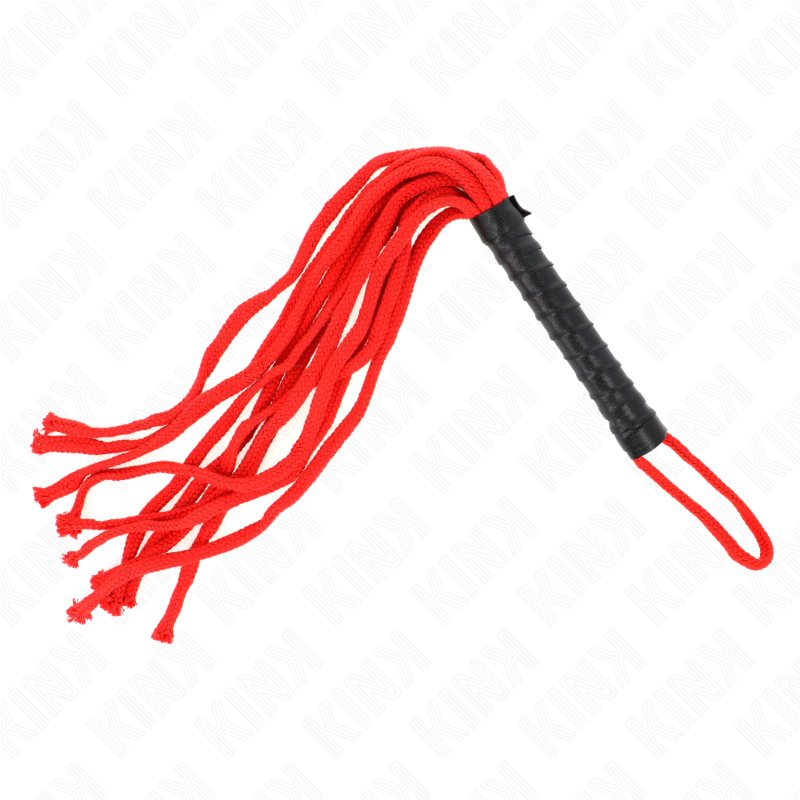 KINK - FRUSTA IN CORDA ROJO 56 CM - KINK IMPACT & TOUCH | Lingerie Harness Boutique