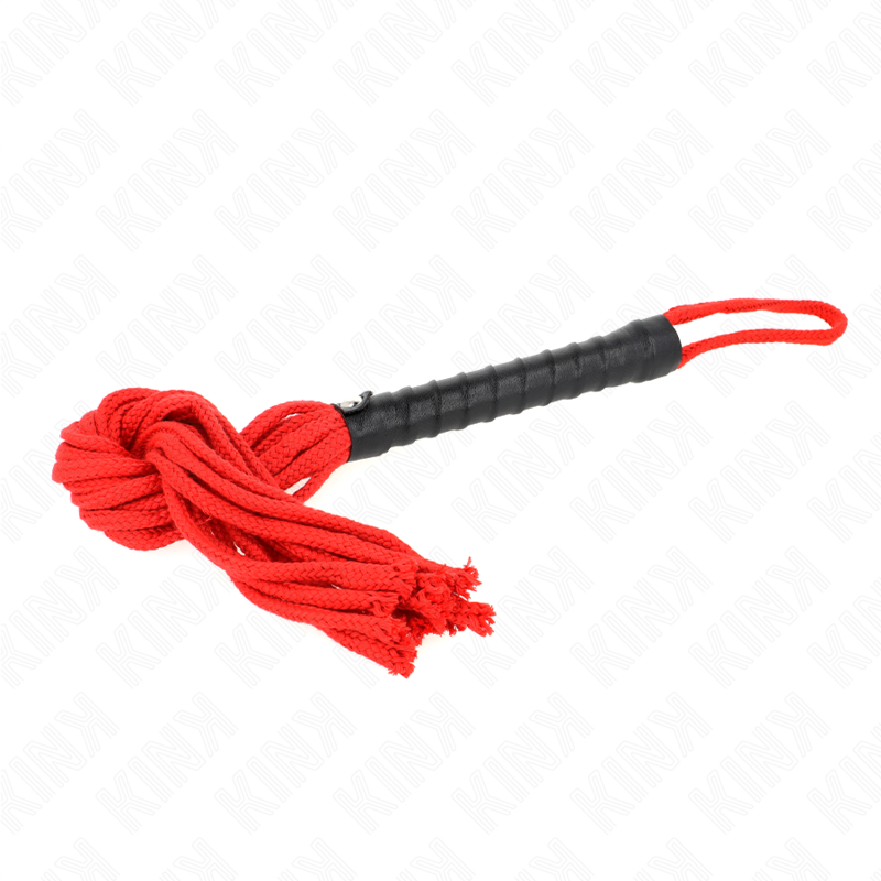KINK - FRUSTA IN CORDA ROJO 56 CM - KINK IMPACT & TOUCH | Lingerie Harness Boutique