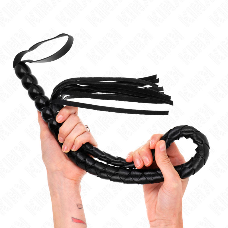 KINK - FRUSTA SERPENTE CON PERLINE 80 CM - KINK IMPACT & TOUCH | Lingerie Harness Boutique