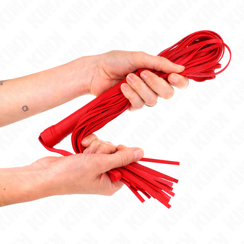 KINK - FRUSTA IN PVC MORBIDO ROSSO 70 CM - KINK IMPACT & TOUCH | Lingerie Harness Boutique
