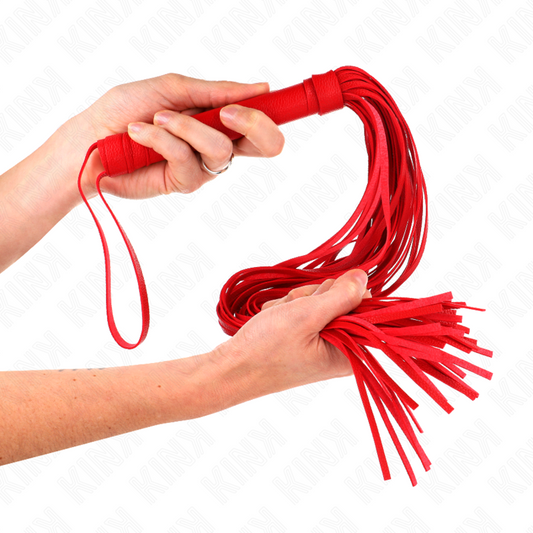 KINK - FRUSTA IN PVC MORBIDO ROSSO 70 CM - KINK IMPACT & TOUCH | Lingerie Harness Boutique
