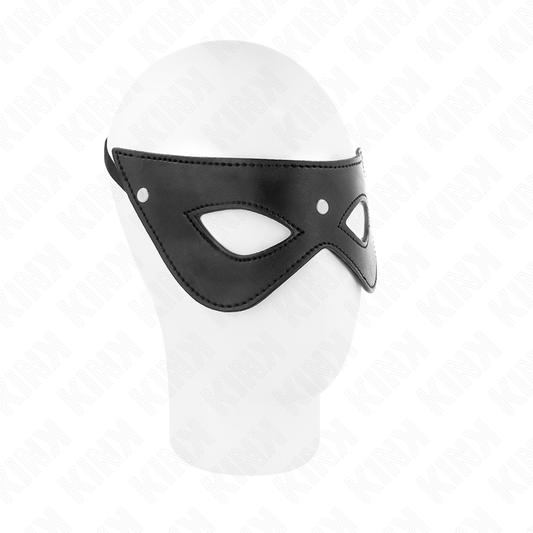 KINK - MASCHERA PER OCCHI 3 RIVETTI 24 x 9 CM - KINK MASKED ALLURE | Lingerie Harness Boutique