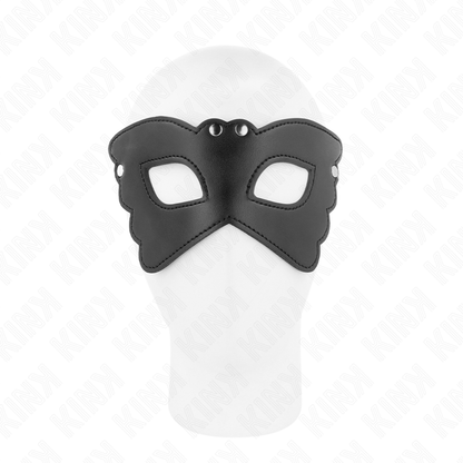 KINK - MASCHERA IN SIMILPELLE A FORMA DI FARFALLA 20 x 9 CM - KINK MASKED ALLURE | Lingerie Harness Boutique