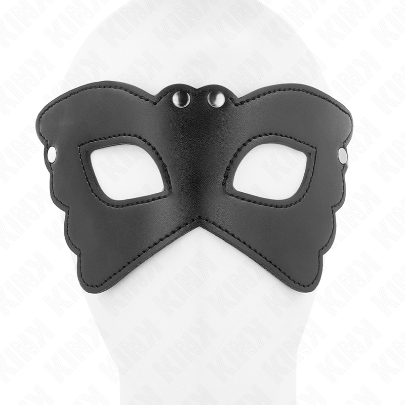KINK - MASCHERA IN SIMILPELLE A FORMA DI FARFALLA 20 x 9 CM - KINK MASKED ALLURE | Lingerie Harness Boutique