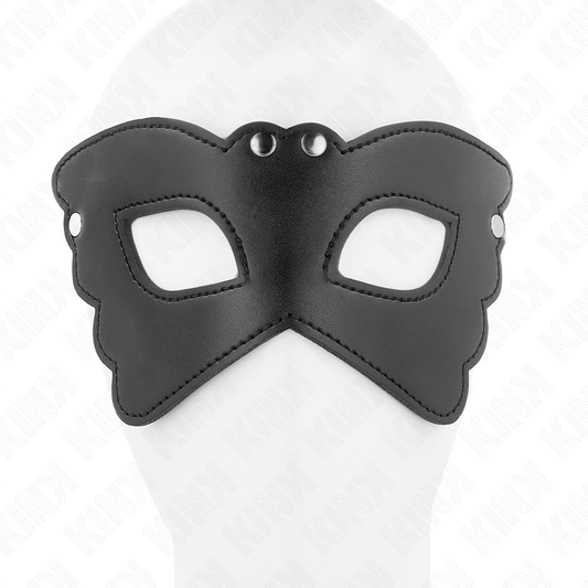 KINK - MASCHERA IN SIMILPELLE A FORMA DI FARFALLA 20 x 9 CM - KINK MASKED ALLURE | Lingerie Harness Boutique