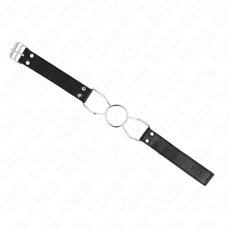 KINK - BAVAGLIO BOCCA RAGNO 60 X 3 CM TAGLIA M 4,5 CM - KINK COLLAR & GAG | Lingerie Harness Boutique