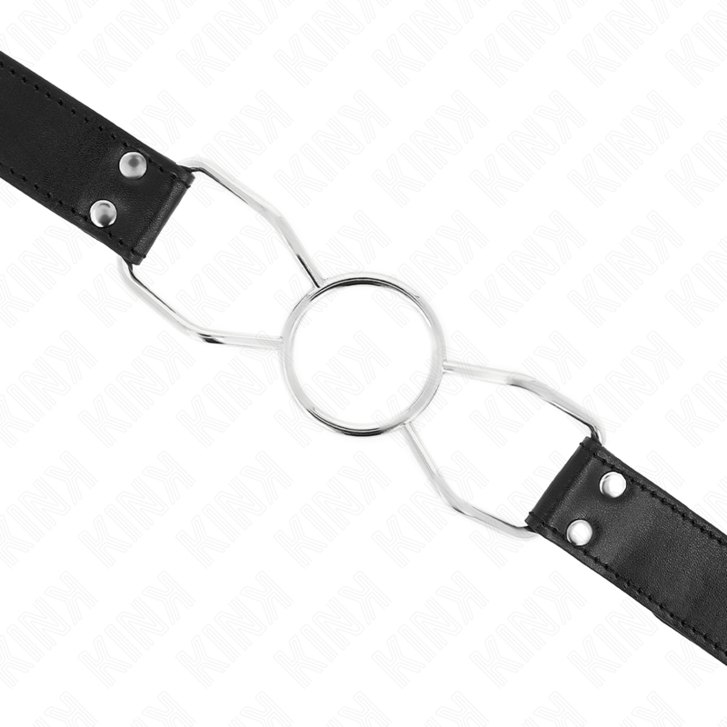 KINK - BAVAGLIO BOCCA RAGNO 60 X 3 CM TAGLIA M 4,5 CM - KINK COLLAR & GAG | Lingerie Harness Boutique