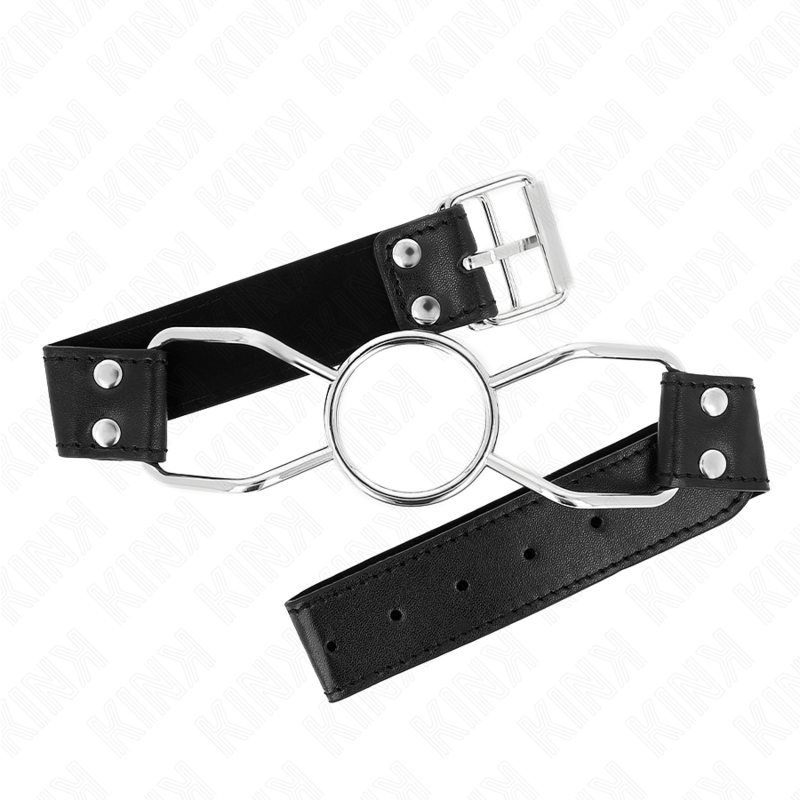 KINK - BAVAGLIO BOCCA RAGNO 60 X 3 CM TAGLIA M 4,5 CM - KINK COLLAR & GAG | Lingerie Harness Boutique