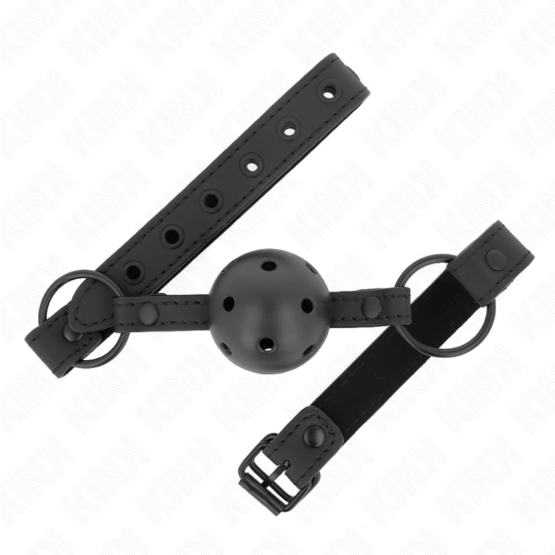 KINK - PALLA IN NEOPRENE 4.5 CM GAG 63.5 X 2 CM REGOLABILE 41 X 59 CM - KINK COLLAR & GAG | Lingerie Harness Boutique