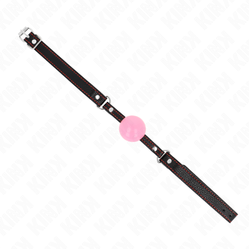 KINK - PALLA ORO ROSA 4 CM GAG 60 x 2 CM - KINK COLLAR & GAG | Lingerie Harness Boutique