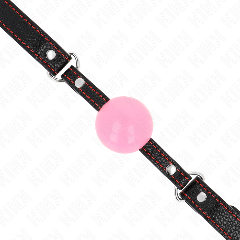 KINK - PALLA ORO ROSA 4 CM GAG 60 x 2 CM - KINK COLLAR & GAG | Lingerie Harness Boutique