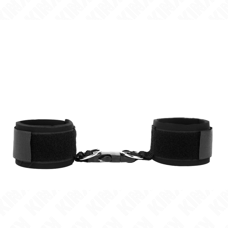 KINK - NEOPRENE WRIST WRISTBAND WITH HOOK AND LOOP BLACK ADJUSTABLE 22-34CM