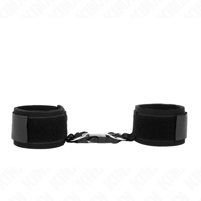 KINK - NEOPRENE WRIST WRISTBAND WITH HOOK AND LOOP BLACK ADJUSTABLE 22-34CM