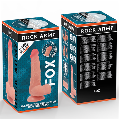 ROCKARMY - SILICONE LIQUIDO VOLPE 19 CM -O- 3,2 CM - ROCK ARMY | Lingerie Harness Boutique