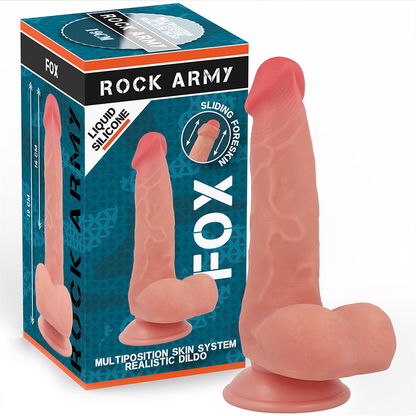 ROCKARMY - SILICONE LIQUIDO VOLPE 19 CM -O- 3,2 CM - ROCK ARMY | Lingerie Harness Boutique